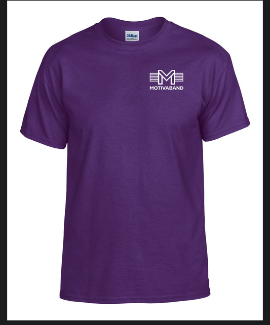 purple gym shirt