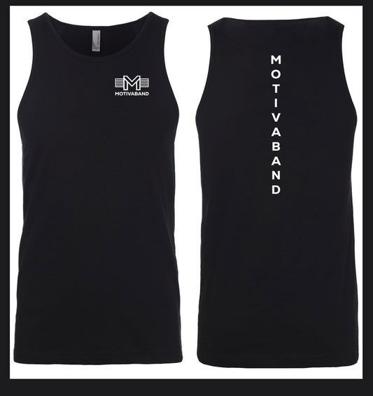 Black gym tank top